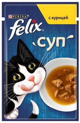 Корм Felix 48 гр. суп с курицей