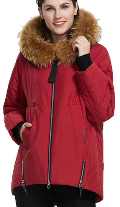 Куртка Astrid 9227 красная