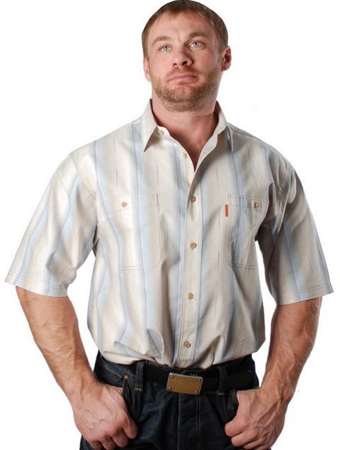 Рубашка мужская Сухов.А Цвет  063 ткань  32 Хлопок 100%