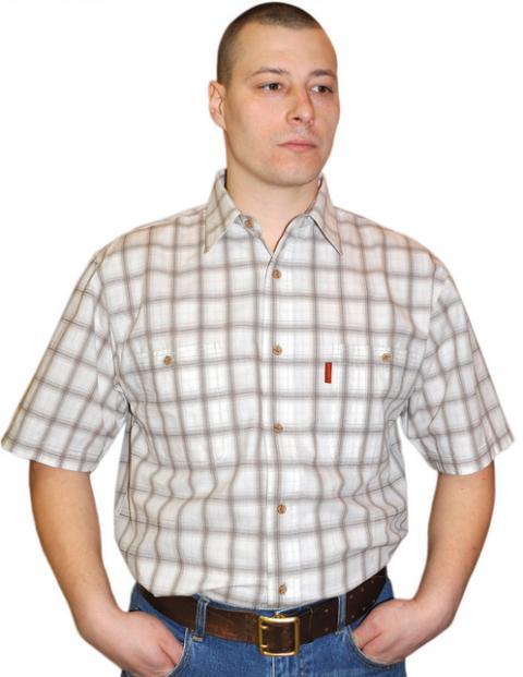 Рубашка мужская Сухов.А Цвет  035 ткань  32 Хлопок 100%